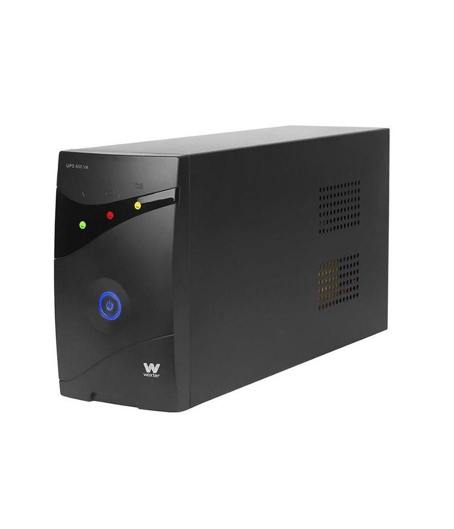 Sai línea interactiva woxter ups 650 va/ 650va-360w/ 2 salidas/ formato torre - Imagen 1