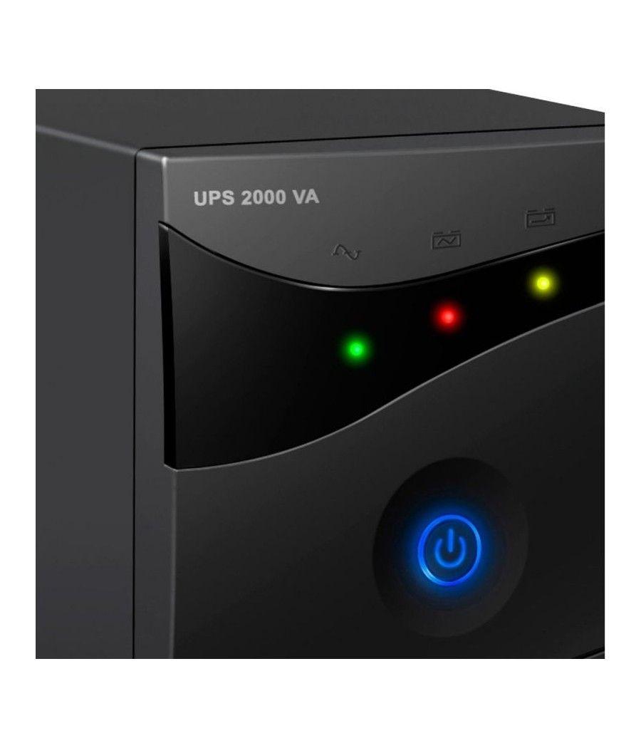 Sai línea interactiva woxter ups 650 va/ 650va-360w/ 2 salidas/ formato torre - Imagen 2