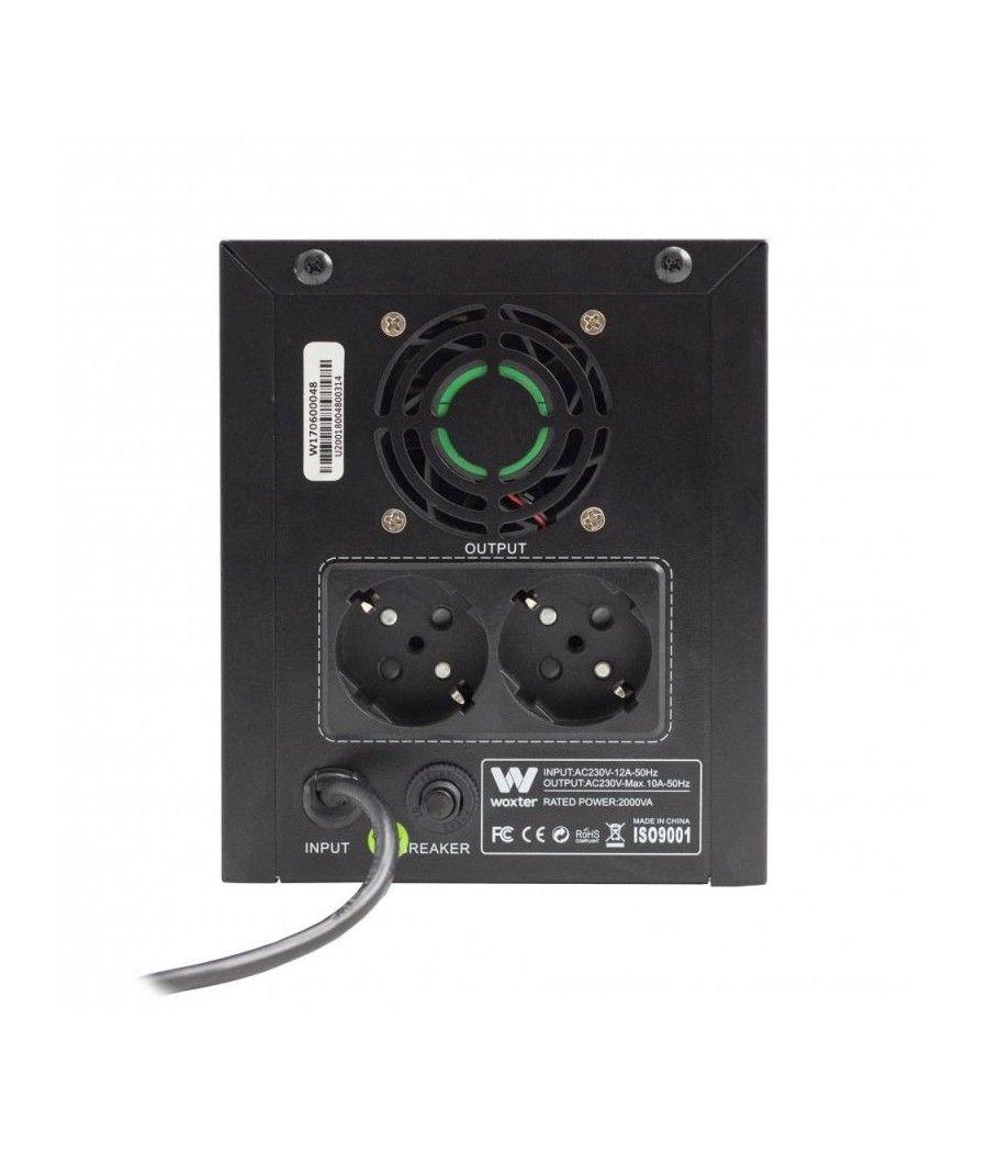 Sai línea interactiva woxter ups 650 va/ 650va-360w/ 2 salidas/ formato torre - Imagen 5