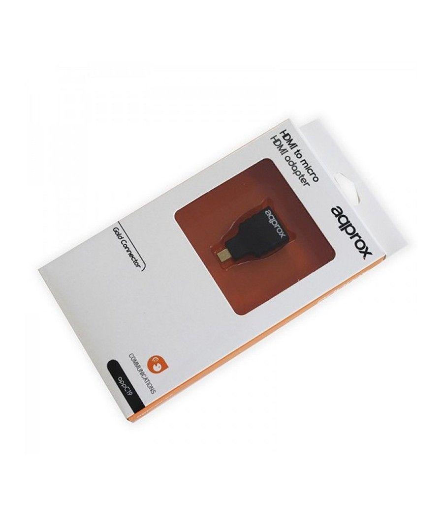 approx APPC19 Adaptador  HDMI a Micro HDMI - Imagen 3