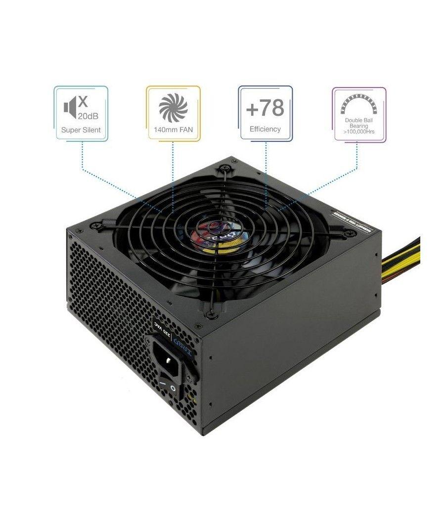 Fuente de alimentación tooq tqapolo-750sp/ 750w/ ventilador 14cm - Imagen 2