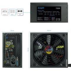 Fuente de alimentación tooq tqapolo-750sp/ 750w/ ventilador 14cm - Imagen 4