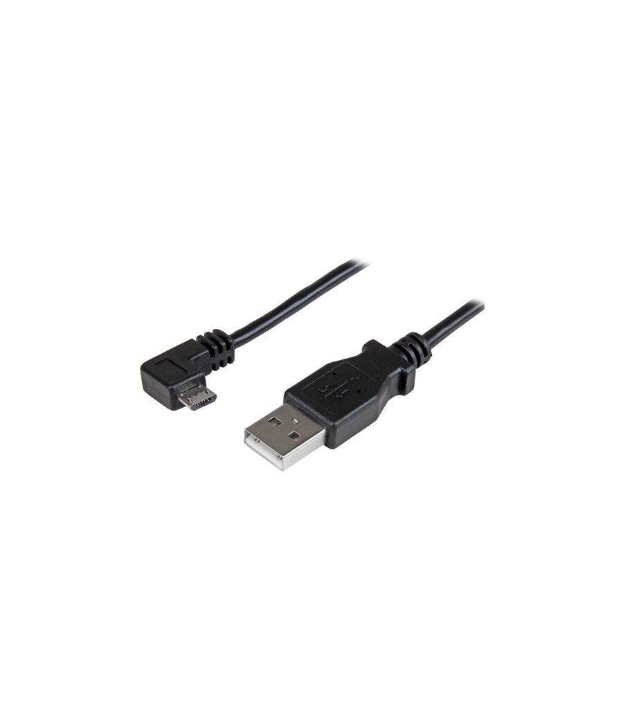 StarTech.com Cable de 0,5m Micro USB Acodado a la Derecha para Carga y Sincronización de Smartphones o Tablets - Imagen 1