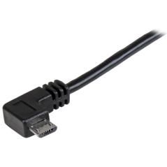 StarTech.com Cable de 0,5m Micro USB Acodado a la Derecha para Carga y Sincronización de Smartphones o Tablets - Imagen 2