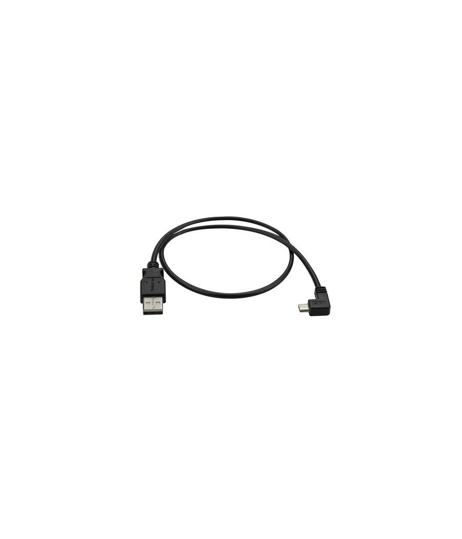 StarTech.com Cable de 0,5m Micro USB Acodado a la Derecha para Carga y Sincronización de Smartphones o Tablets - Imagen 3