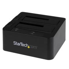 StarTech.com Docking Station eSATA USB 3.0 con UASP de 2 Bahías para Disco Duro o SSD SATA de 2,5 o 3,5 Pulgadas - Imagen 1