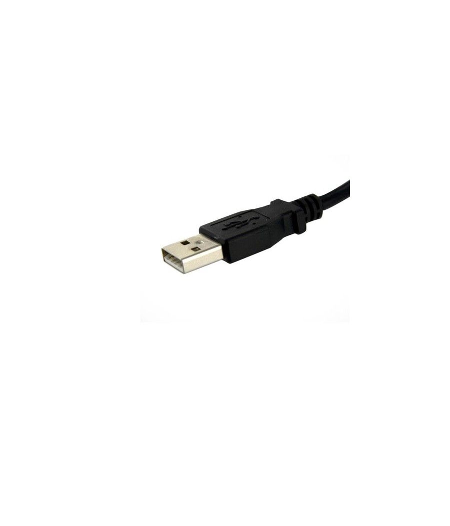 StarTech.com Cable de 91cm USB 2.0 para Montar Empotrar en Panel - Extensor Macho a Hembra USB A - Negro - Imagen 4