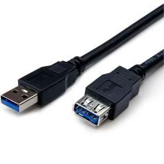 Cable usb 3.0 equip a usb - a macho - hembra 2m - Imagen 1