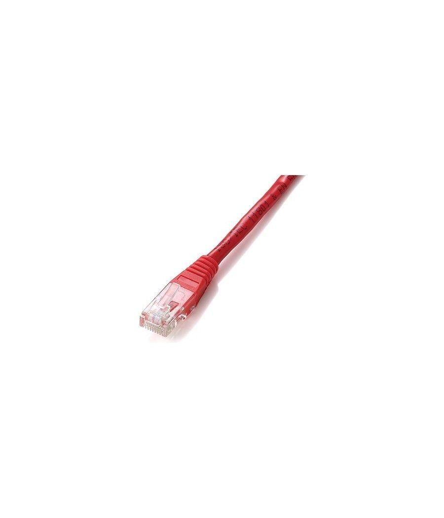 Cable red equip latiguillo rj45 u -  utp cat6 10m rojo - Imagen 1