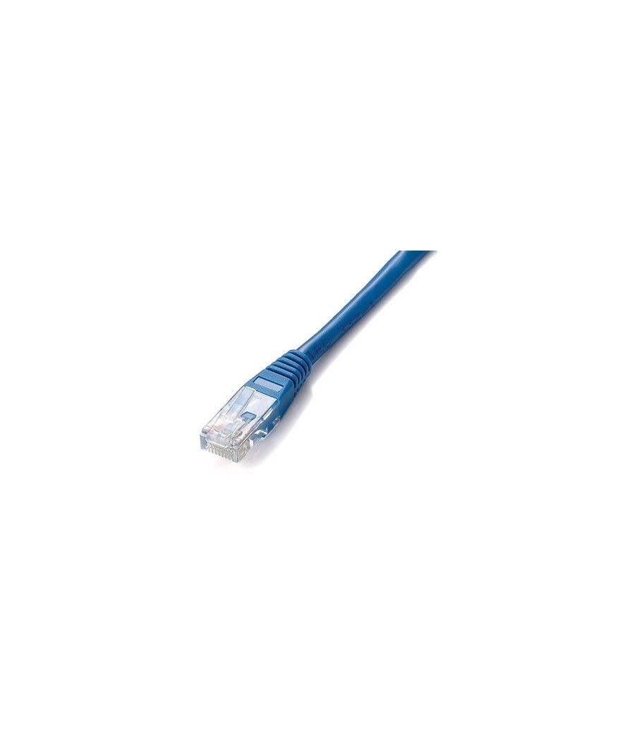 Cable red equip latiguillo rj45 u -  utp cat6 10m azul - Imagen 1