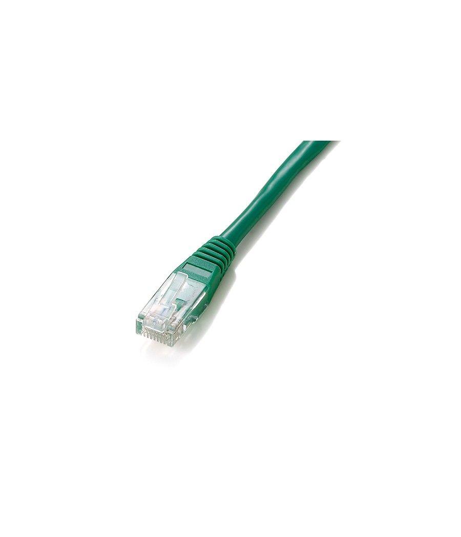 Cable red equip latiguillo rj45 u -  utp cat6 5m verde - Imagen 1