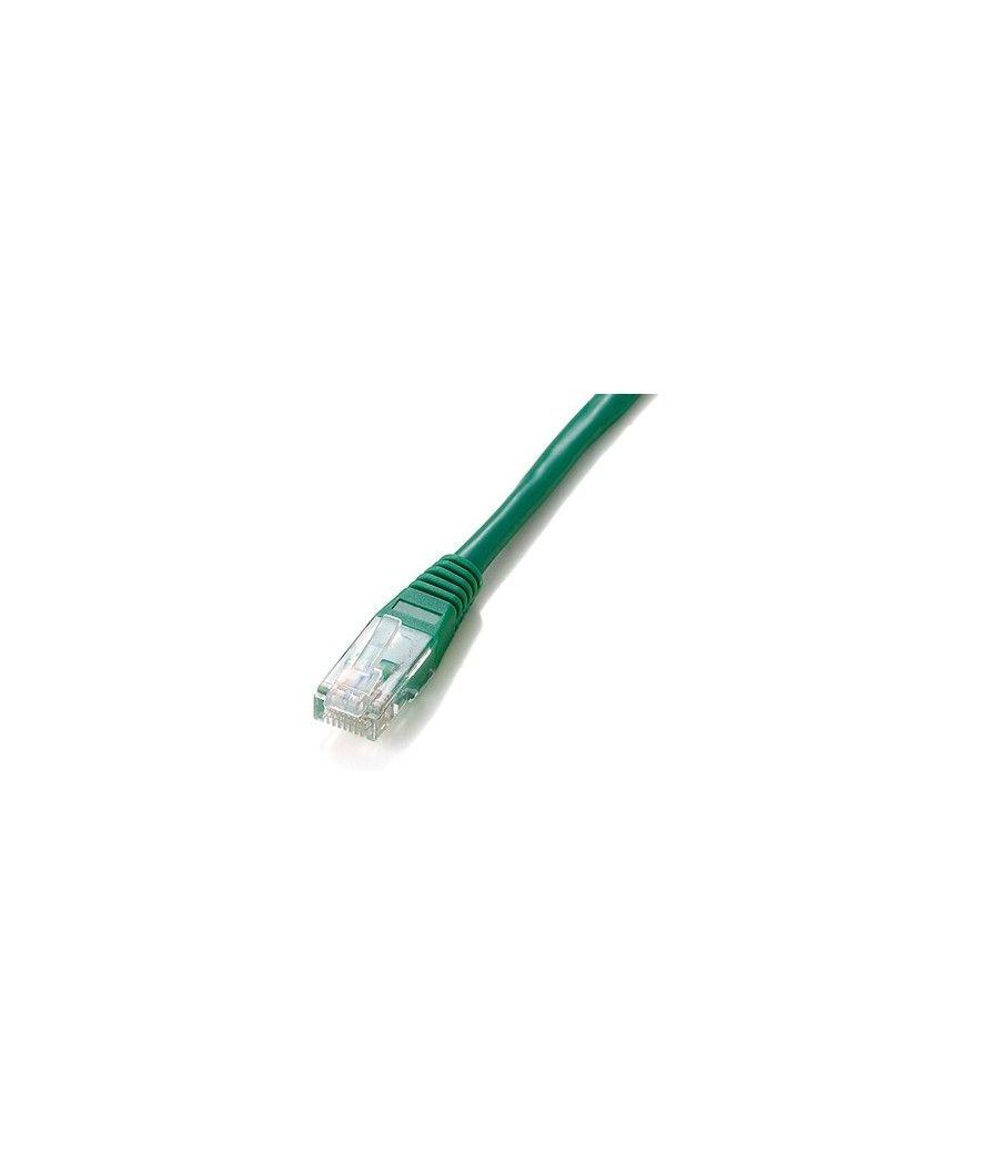 Cable red equip latiguillo rj45 u -  utp cat6 10m verde - Imagen 1