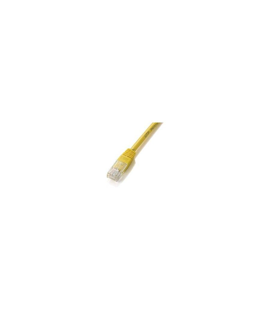 Cable red equip latiguillo rj45 u -  utp cat6 2m amarillo - Imagen 1