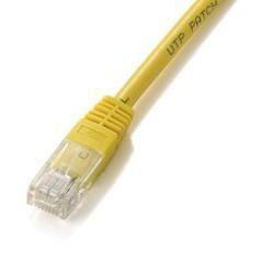 Cable red equip latiguillo rj45 u -  utp cat6 3m amarillo - Imagen 1