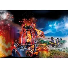 Playmobil novelmore mina de lava de los bandidos de burnham - Imagen 1