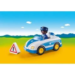 Playmobil 1.2.3 coche de policia - Imagen 1