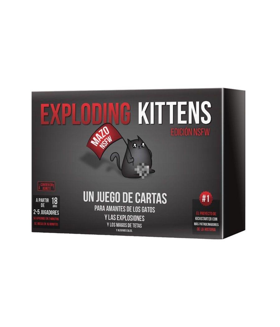 Juego de mesa asmodee exploding kittens nsfw pegi 18 - Imagen 1