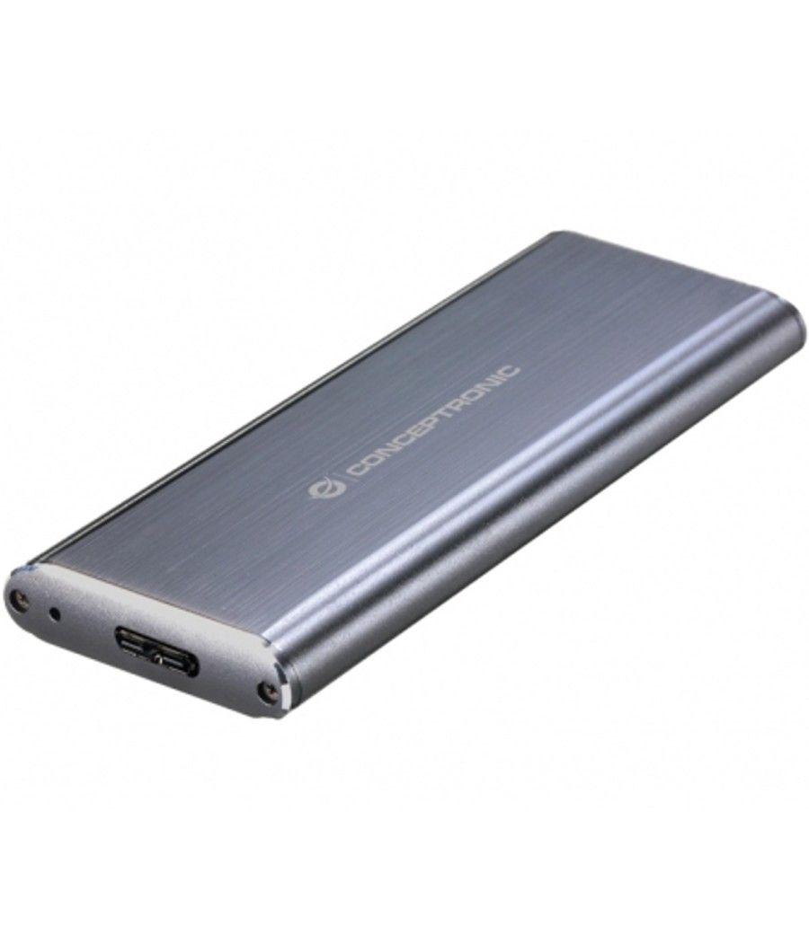 Carcasa conceptronic para ssd m.2 sata usb 3.0 - Imagen 1