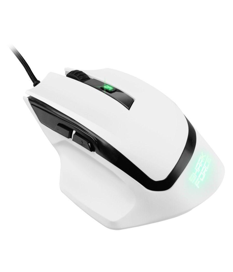 Raton sharkoon shark force ii blanco usb - Imagen 1