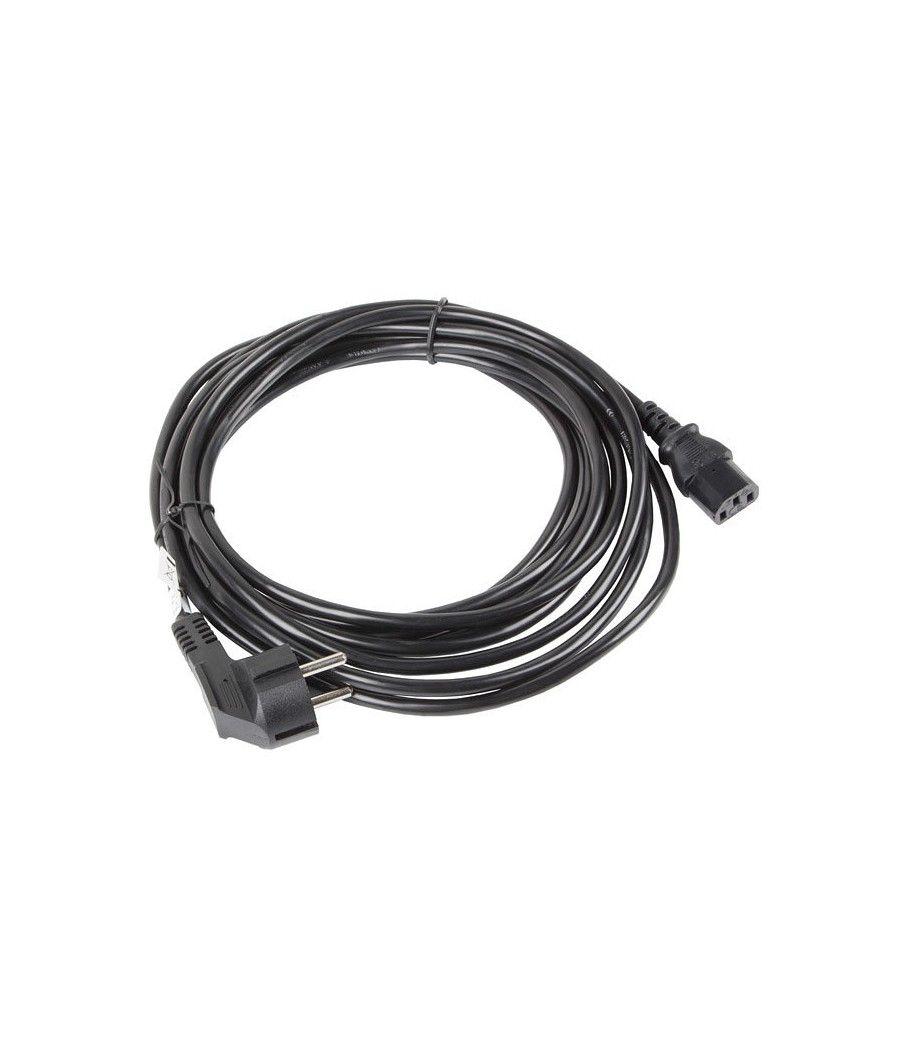 Cable de alimentacion lanberg schuko cee 7 - 7 a iec320 c13 10m - Imagen 1