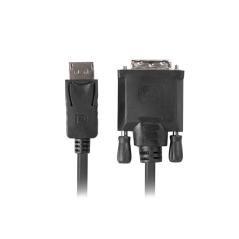 Cable displayport lanberg macho - dvi - d macho 24+1 1.8m negro - Imagen 1