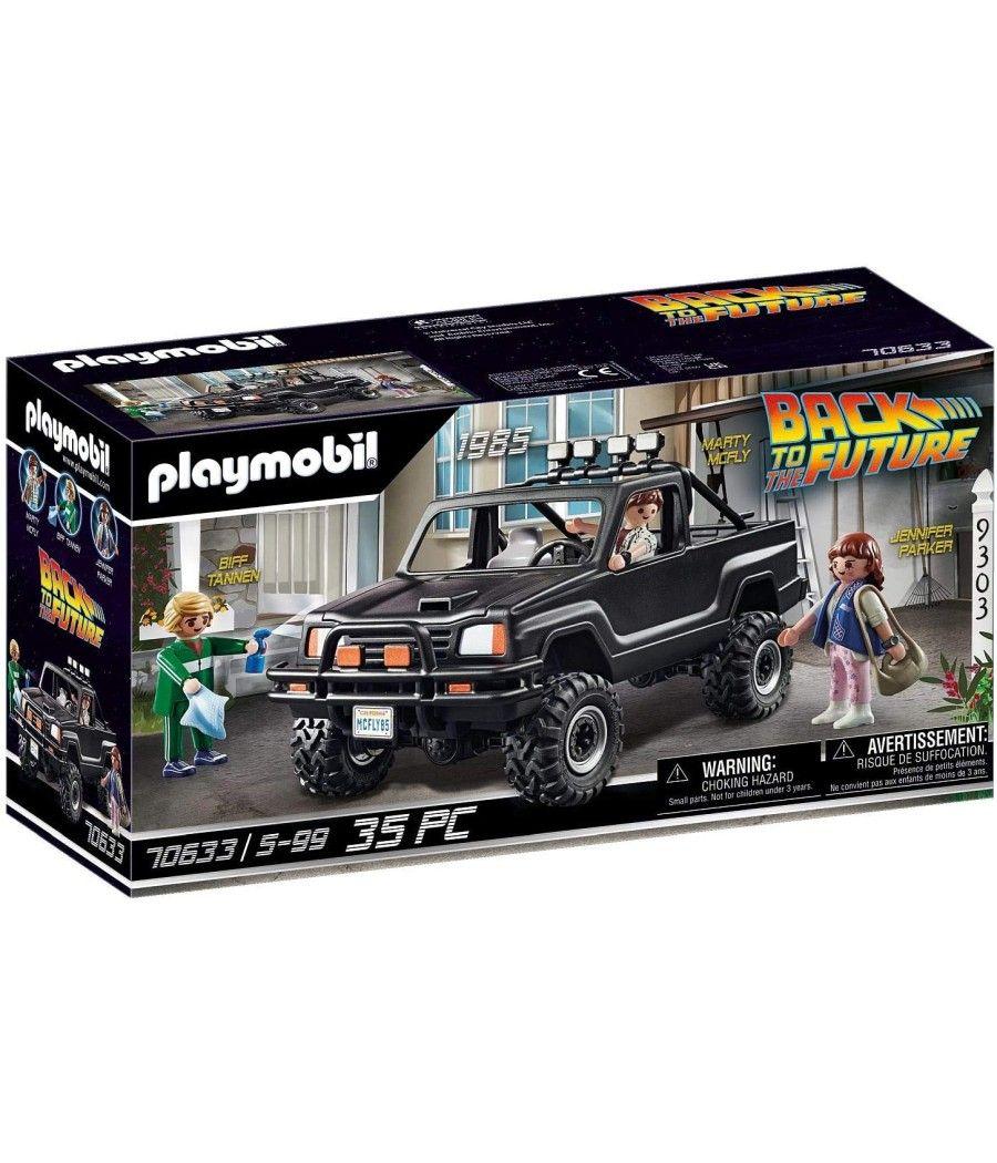 Playmobil regreso al futuro camioneta pick - up de marty - Imagen 1