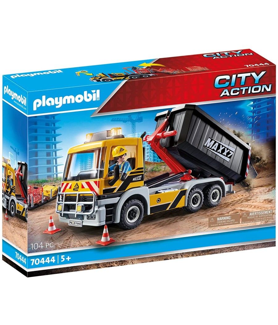 vestir Halar Novela de suspenso Playmobil camion construccion - Playmobil