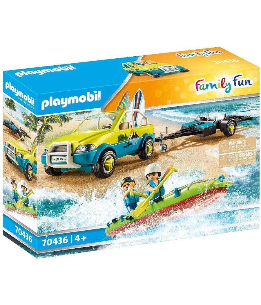 Playmobil coche de playa con canoa - Imagen 1