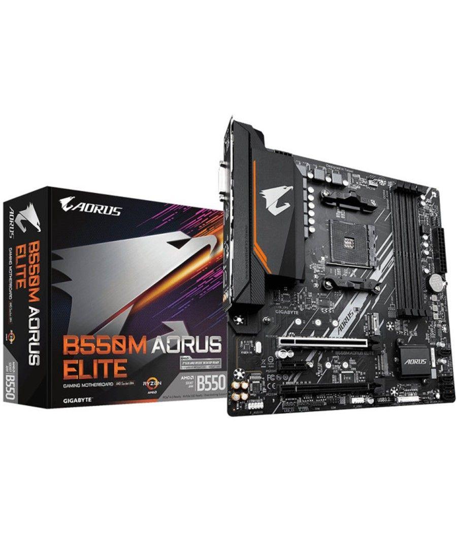 Placa base gigabyte b550m aorus elite am4 matx 4xddr4 - Imagen 1