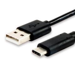 Cable equip usb 2.0 tipo a macho -  tipo c macho 1 m - Imagen 1