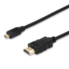 Cable hdmi equip 1.4 high speed a micro hdmi 1m - Imagen 1
