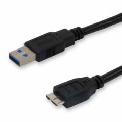 Cable equip usb 3.0 tipo a -  micro b 2m - Imagen 1