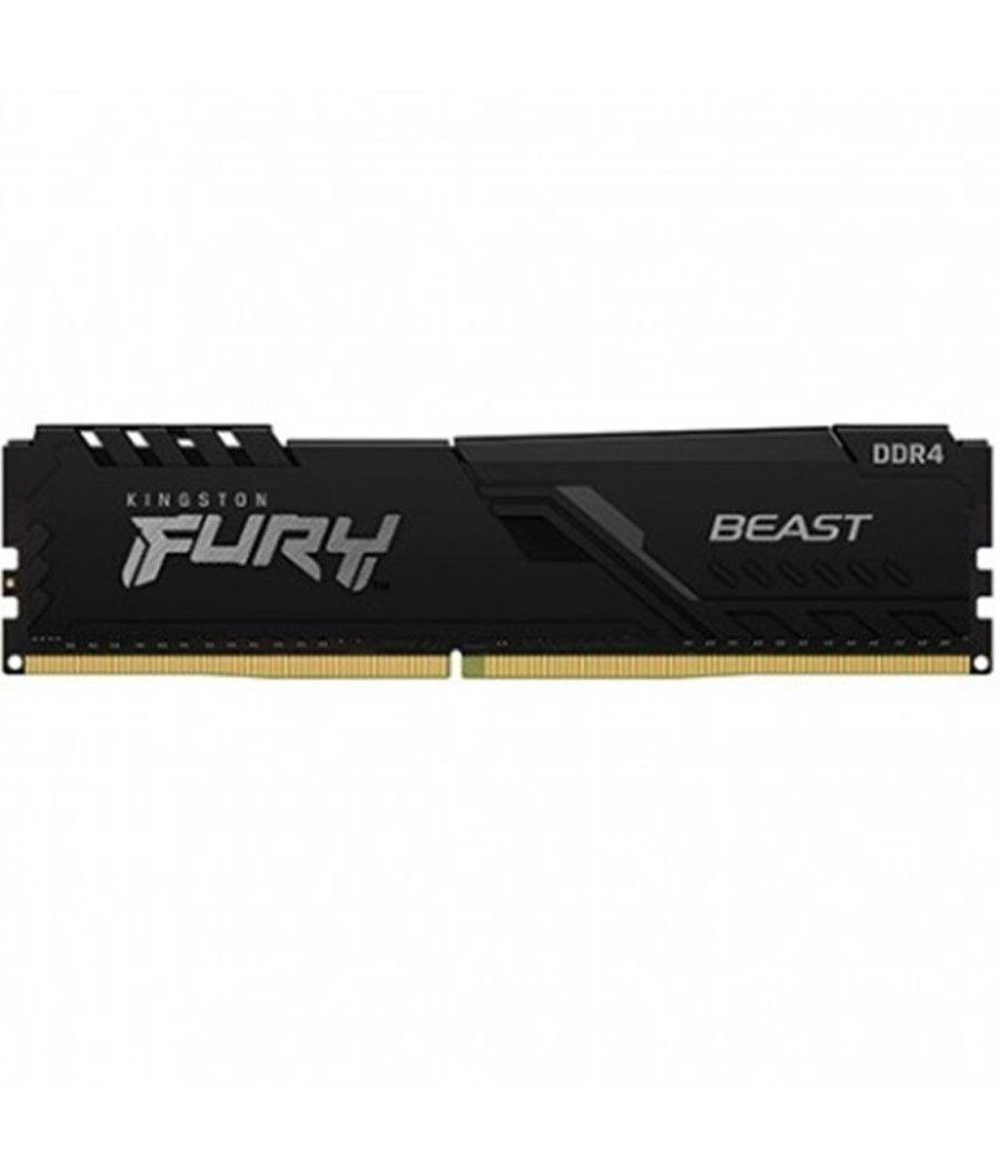 Memoria ddr4 16gb kingston - 3600mhz - pc4 28800 - fury beast negro - cl 18 - 1.35v - Imagen 1