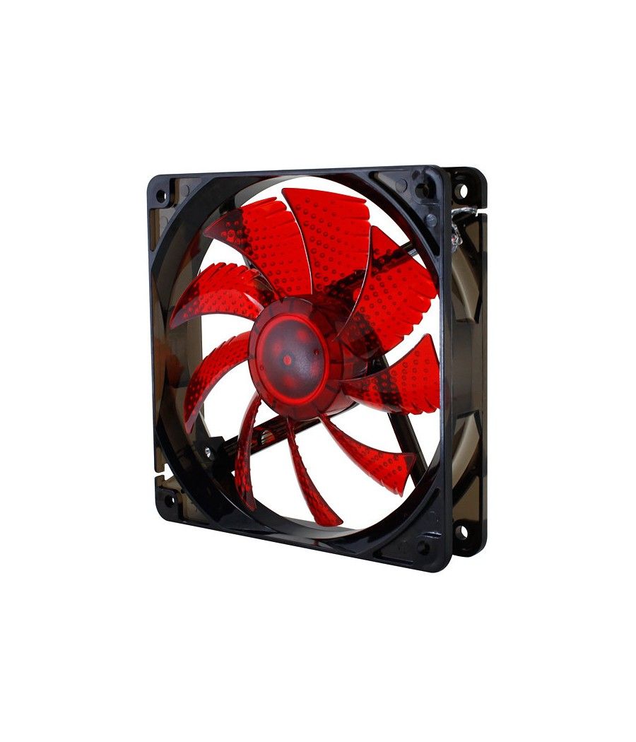 Ventilador caja nox cool fan led 120mm negro led rojo - Imagen 1