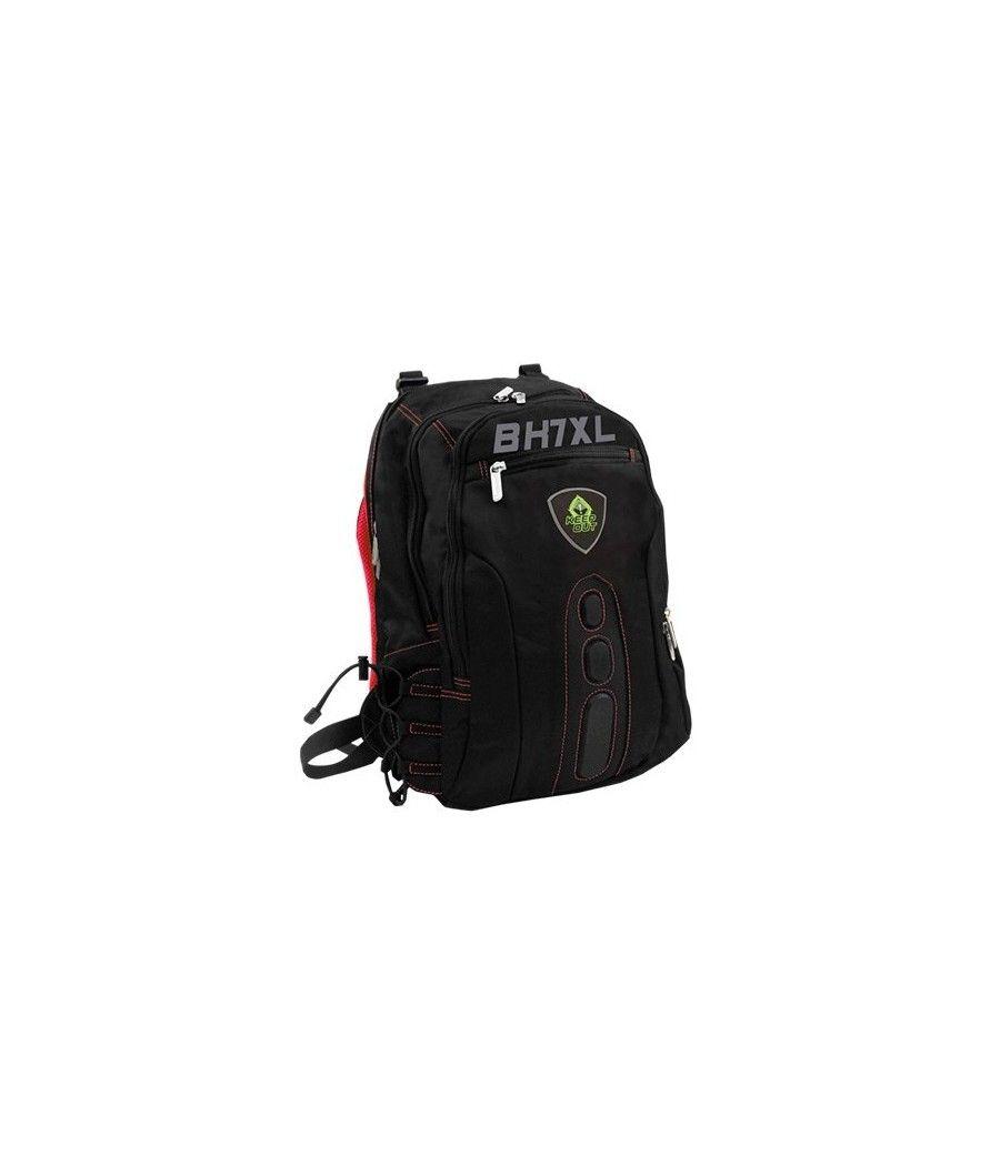 Mochila keep out bk7 xl gaming rojo asas y respaldo acolchados  - base antiarañazos - Imagen 1