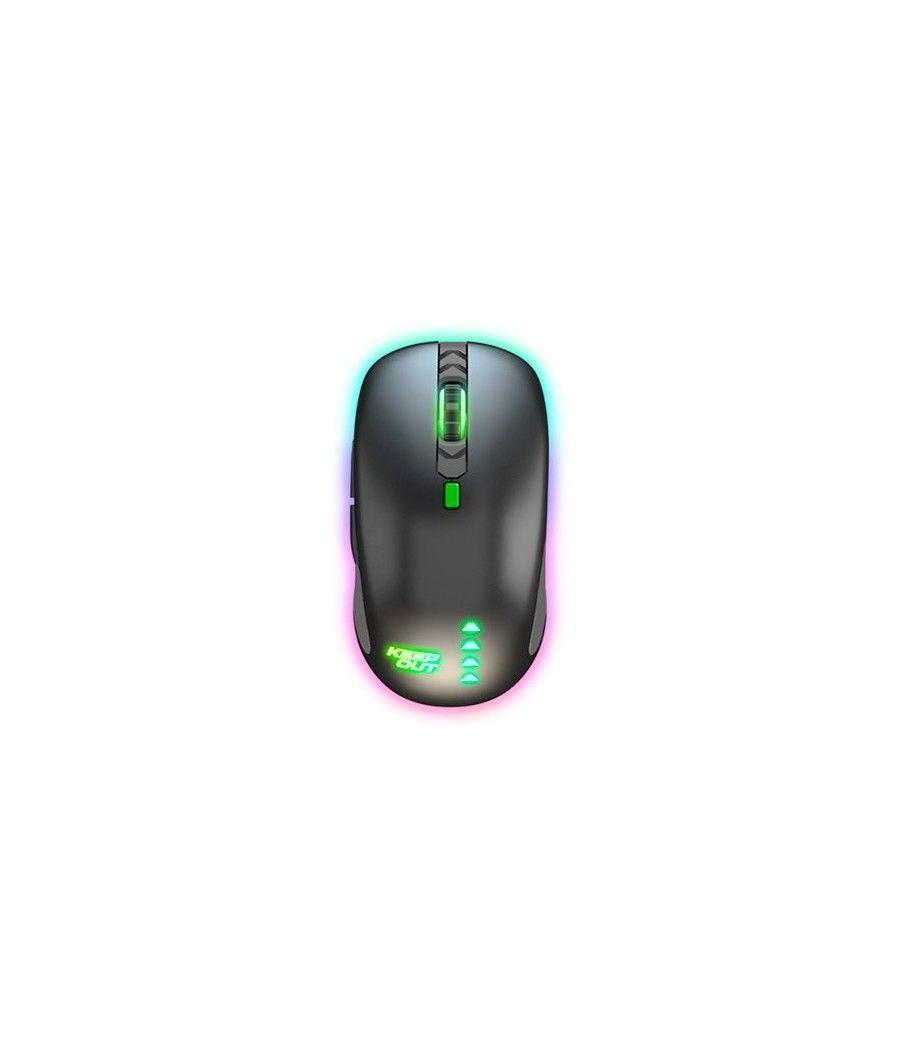 Mouse raton keep out x9ch 8200dpi - iluminacion led rgb - 6 botones - ambidiestro - Imagen 1