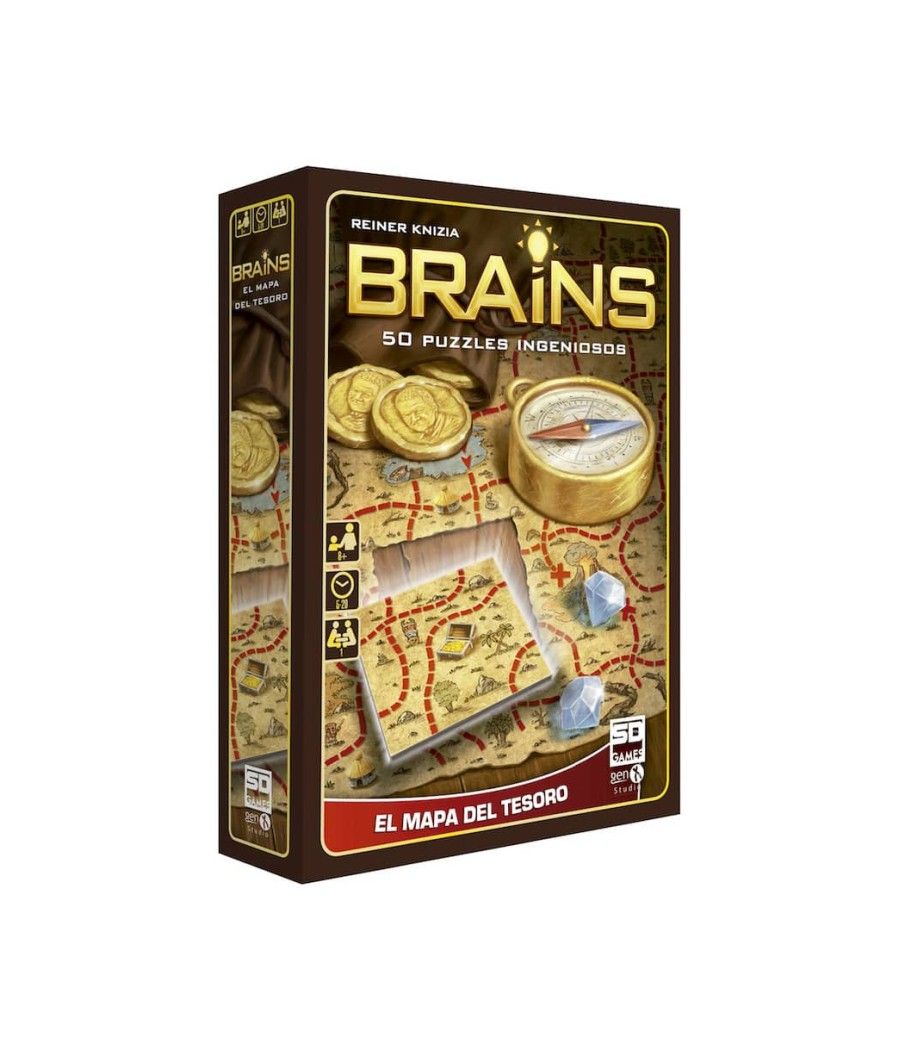 Juego de mesa brains mapa del tesoro - Imagen 1