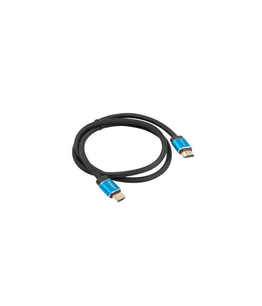 Cable hdmi lanberg m - m v2.0 premium certificate 1m negro - Imagen 1