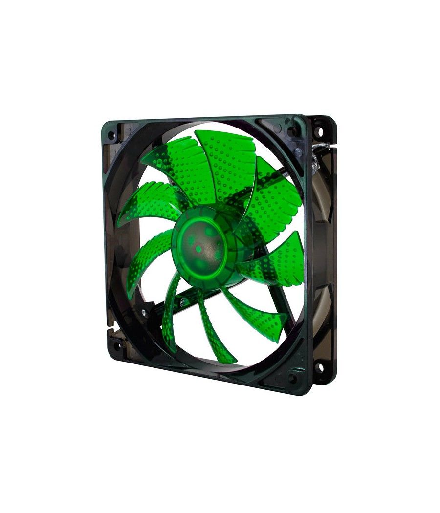 Ventilador caja nox cool fan led 120mm negro led verde - Imagen 1