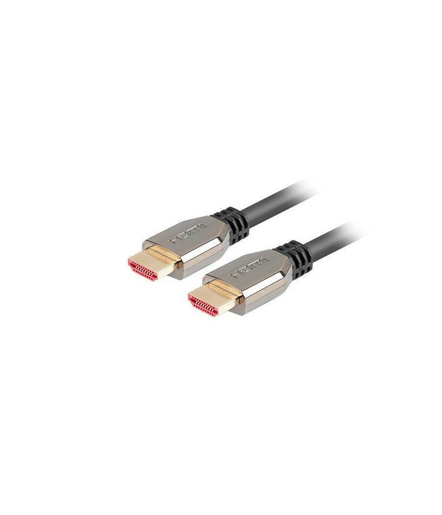 Cable hdmi lanberg m - m v2.1 8k 60hz 1m negro - Imagen 1