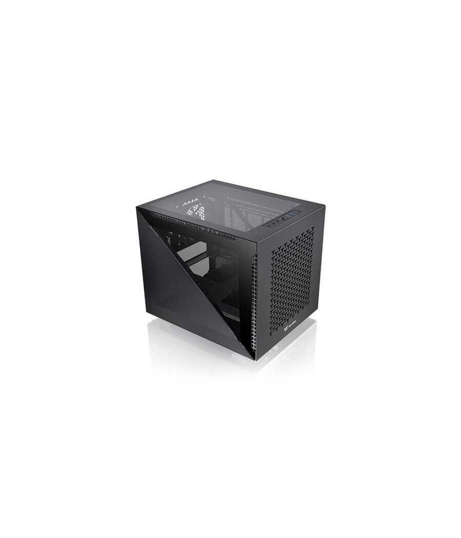 Caja ordenador micro - atx thermaltake divider 200tg air black cristal templado - negro - Imagen 1