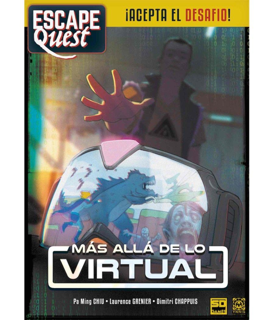 Juego de mesa escape quest 2: mas alla de lo virtual formato libro pegi 12 - Imagen 1