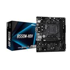 Placa base asrock amd am4 b550m - hdv ddr4x2 4gb hdmi micro atx - Imagen 1