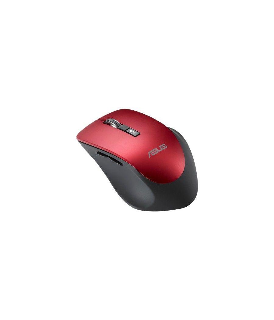 Mouse raton inalambrico asus wt425 1600dpi 5 botones rojo - Imagen 2