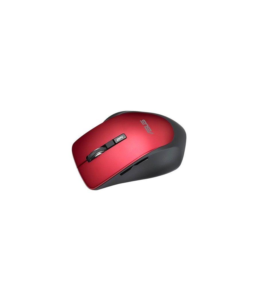 Mouse raton inalambrico asus wt425 1600dpi 5 botones rojo - Imagen 3