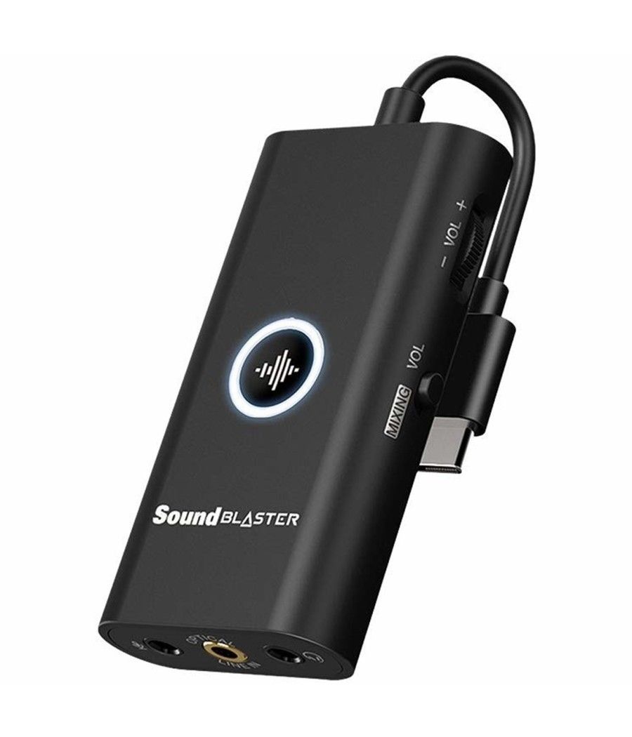 Creative sound blaster g3 7.1 amplificador portatil usb tipo c dac para ps4 - switch - pc - mac - Imagen 1