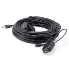 Cable alargador usb 3.0 equip a usb 3.0 macho - hembra 15m negro - Imagen 1