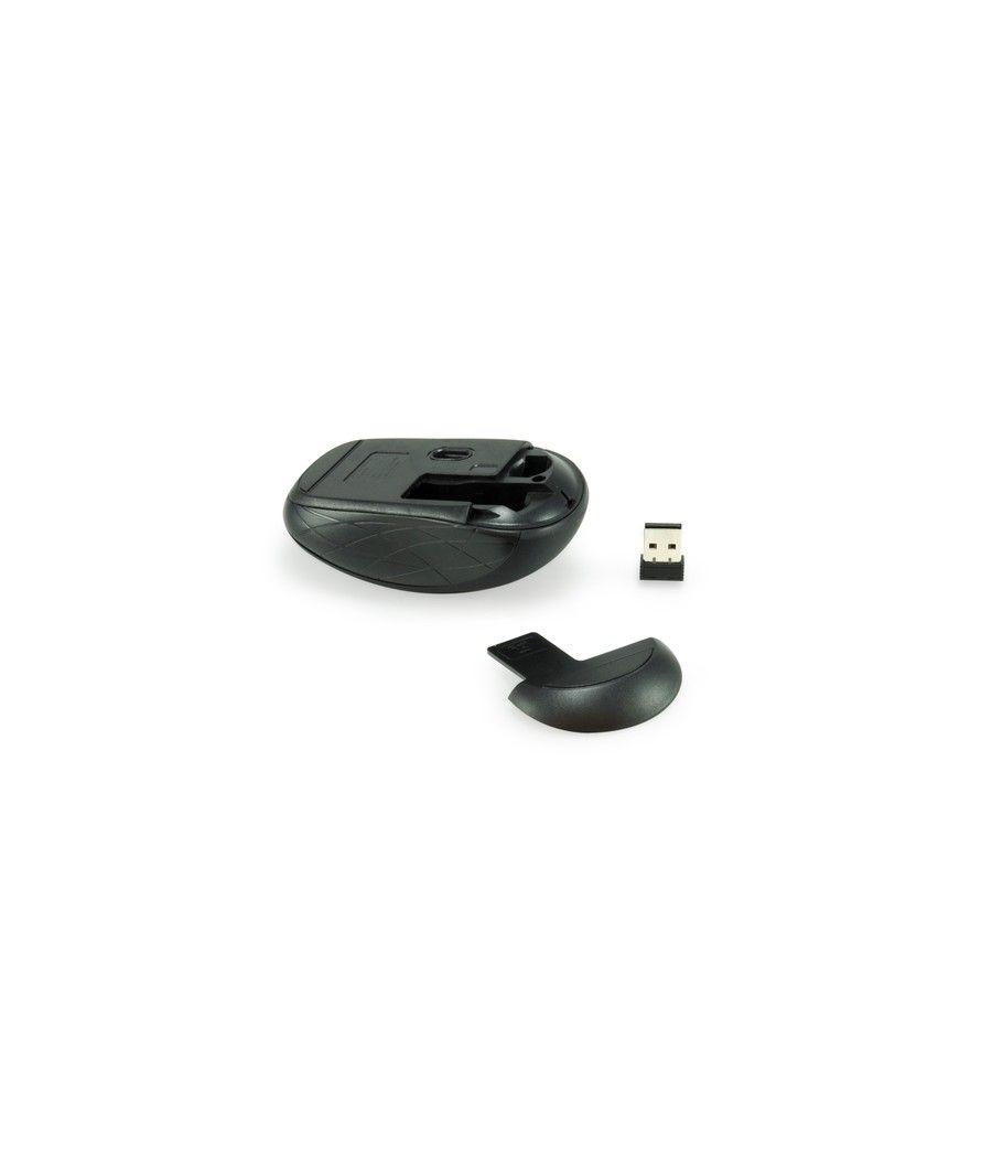 Mouse raton mini equip life optico 4 botones scroll negro wireless inalambrico 1600dpi - Imagen 6