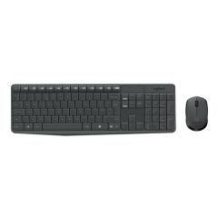 Teclado + mouse logitech mk235 wireless inalambrico frances - Imagen 1