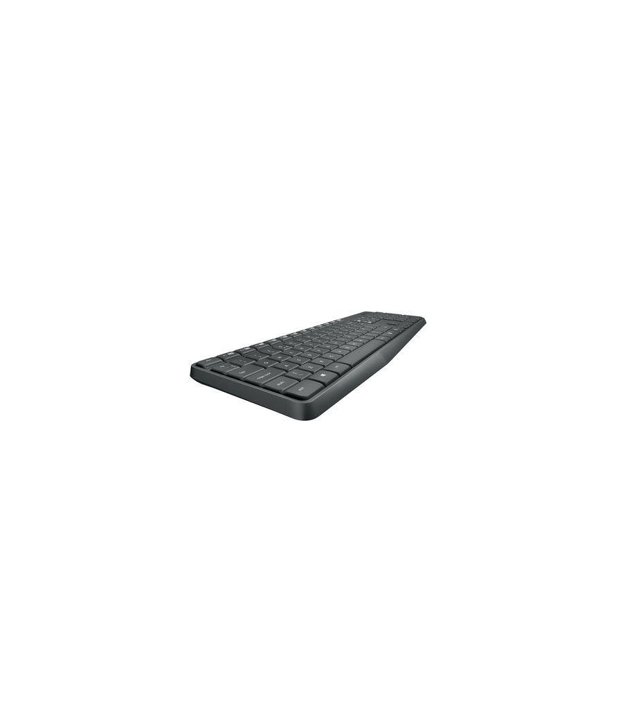 Teclado + mouse logitech mk235 wireless inalambrico frances - Imagen 2